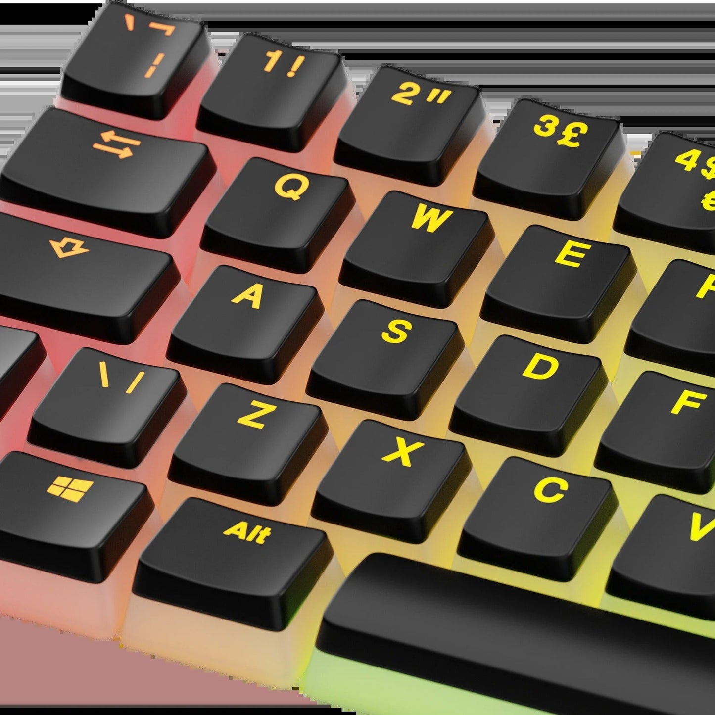 Keycaps Aura V3 Black UK