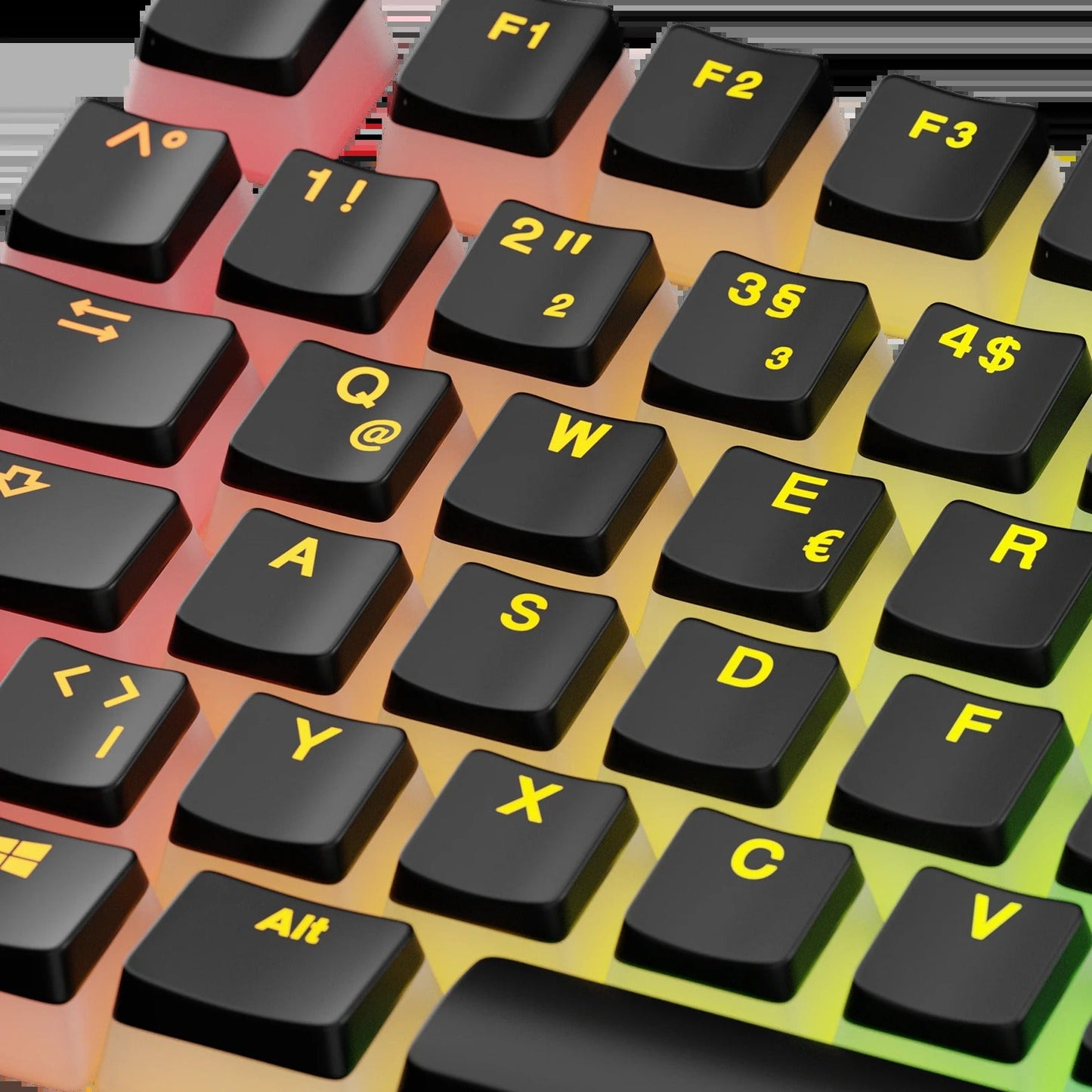 Keycaps Aura V3 Black DE