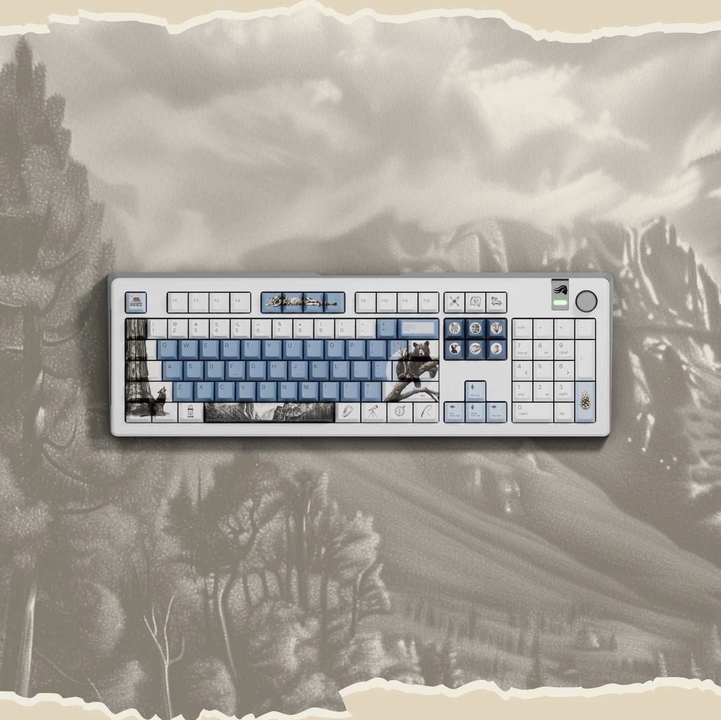 NPCA + Glorious GPBT National Parks Collection Keycaps