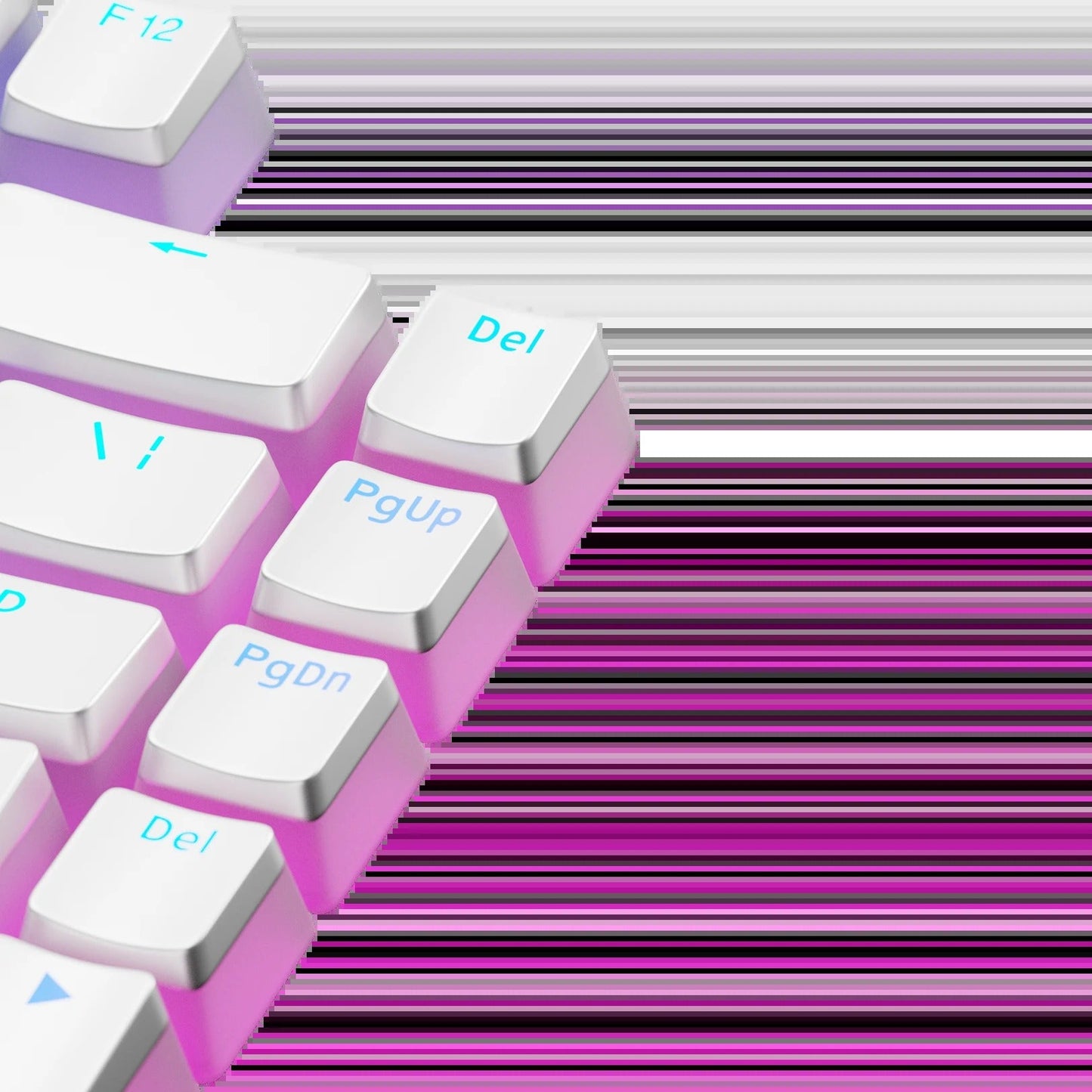 Keycaps Aura V3 White US