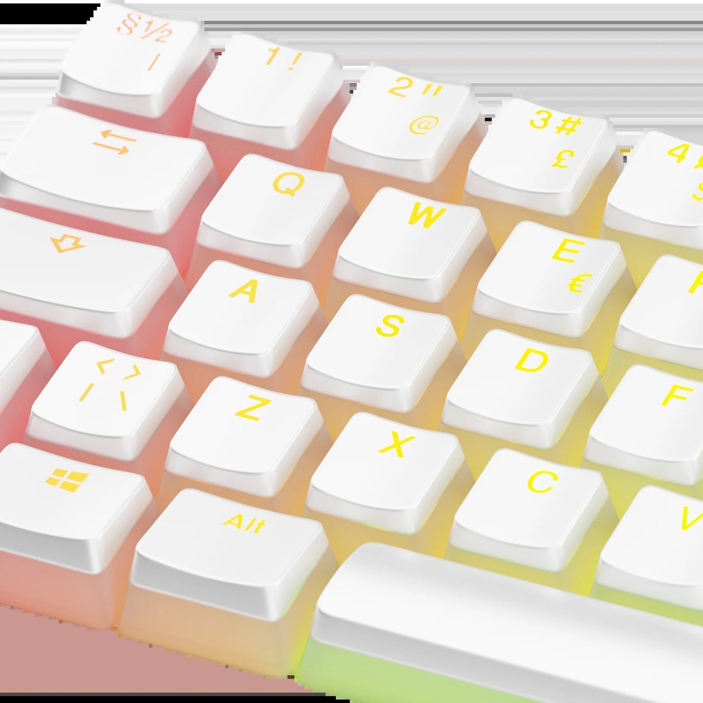Keycaps Aura V3 White ND