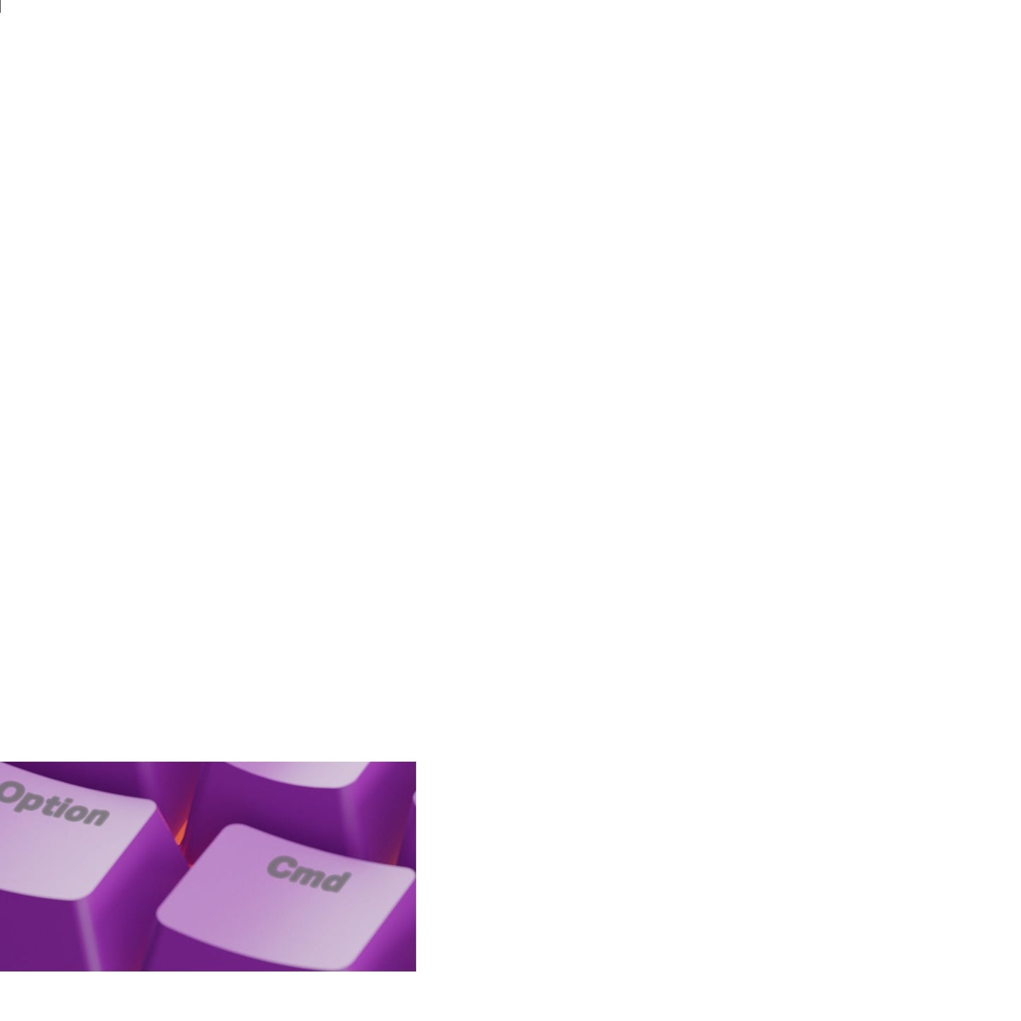 Keycaps Basics Epic Purple US