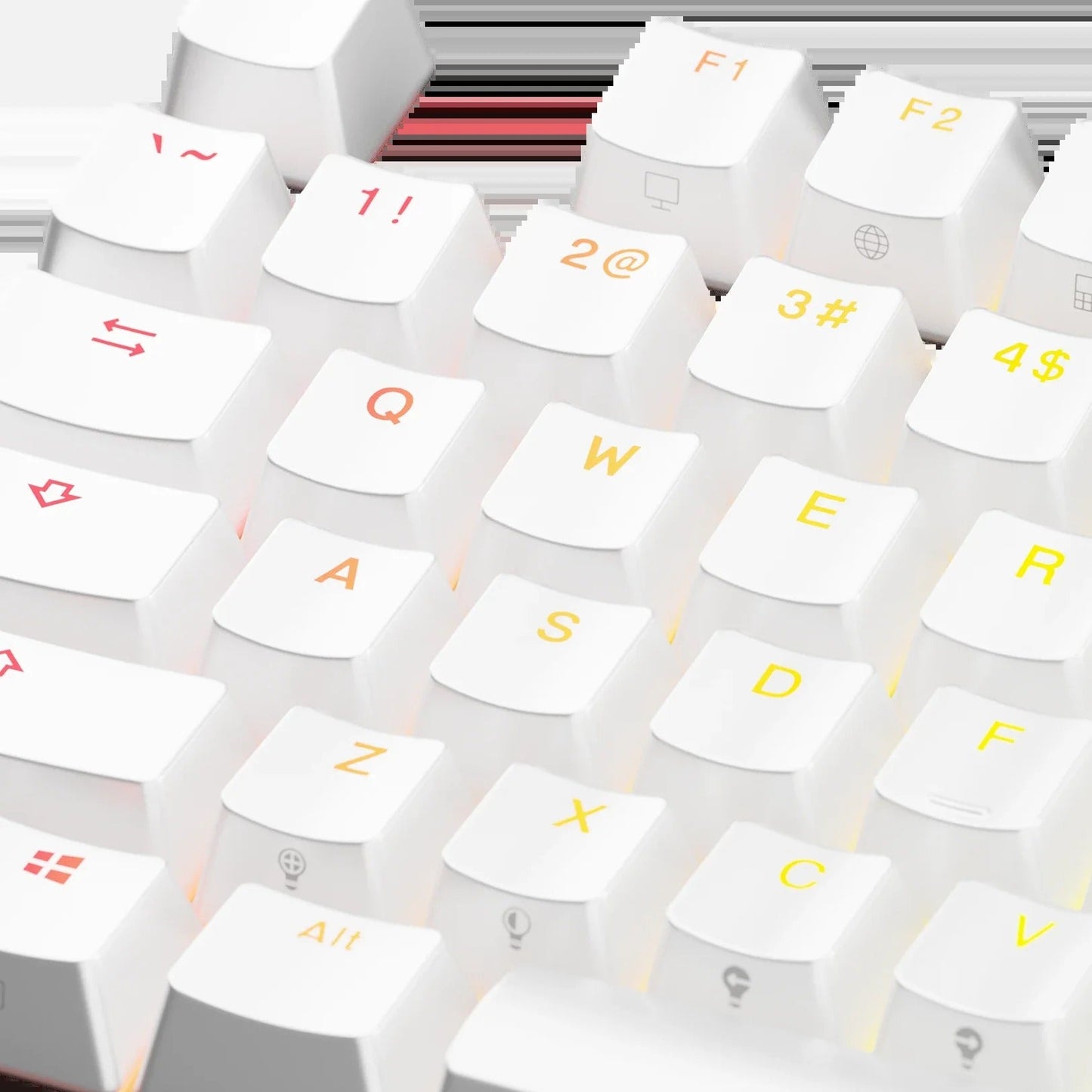 Keycaps Backlit White US