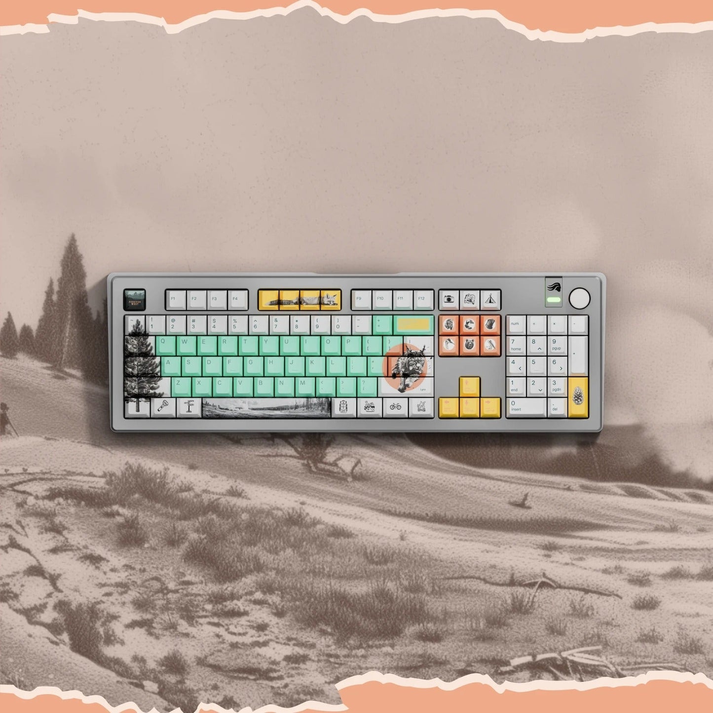 NPCA + Glorious GPBT National Parks Collection Keycaps