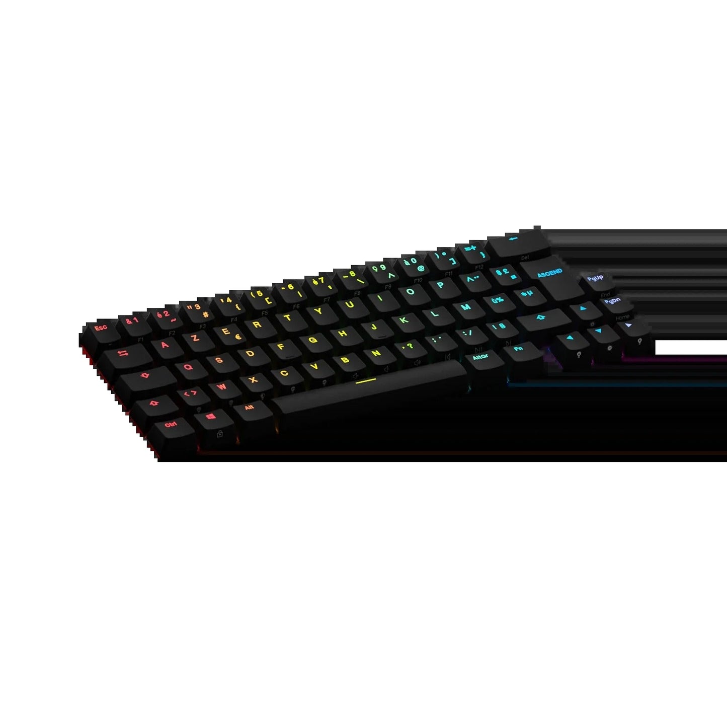Keycaps Backlit Black FR