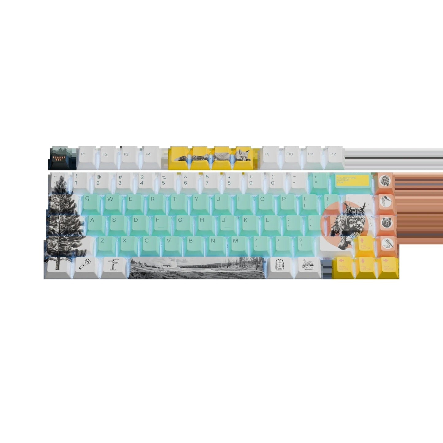 Keycaps Limited Edition Yellowstone US