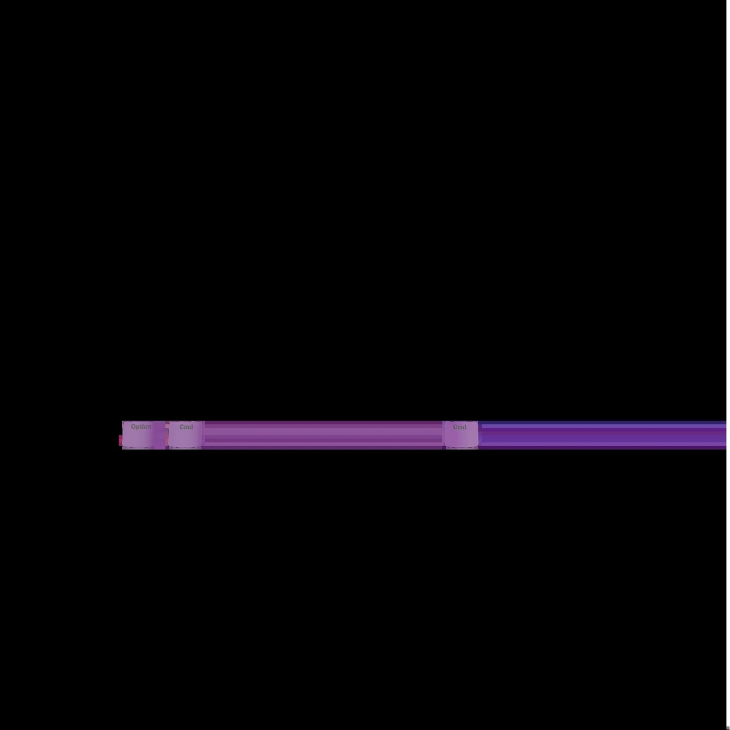 Keycaps Basics Epic Purple US