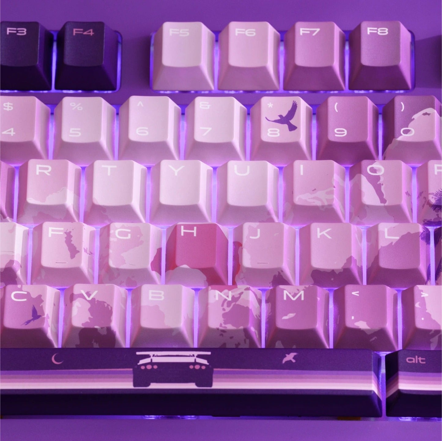 GPBT Synth Sunset Keycaps
