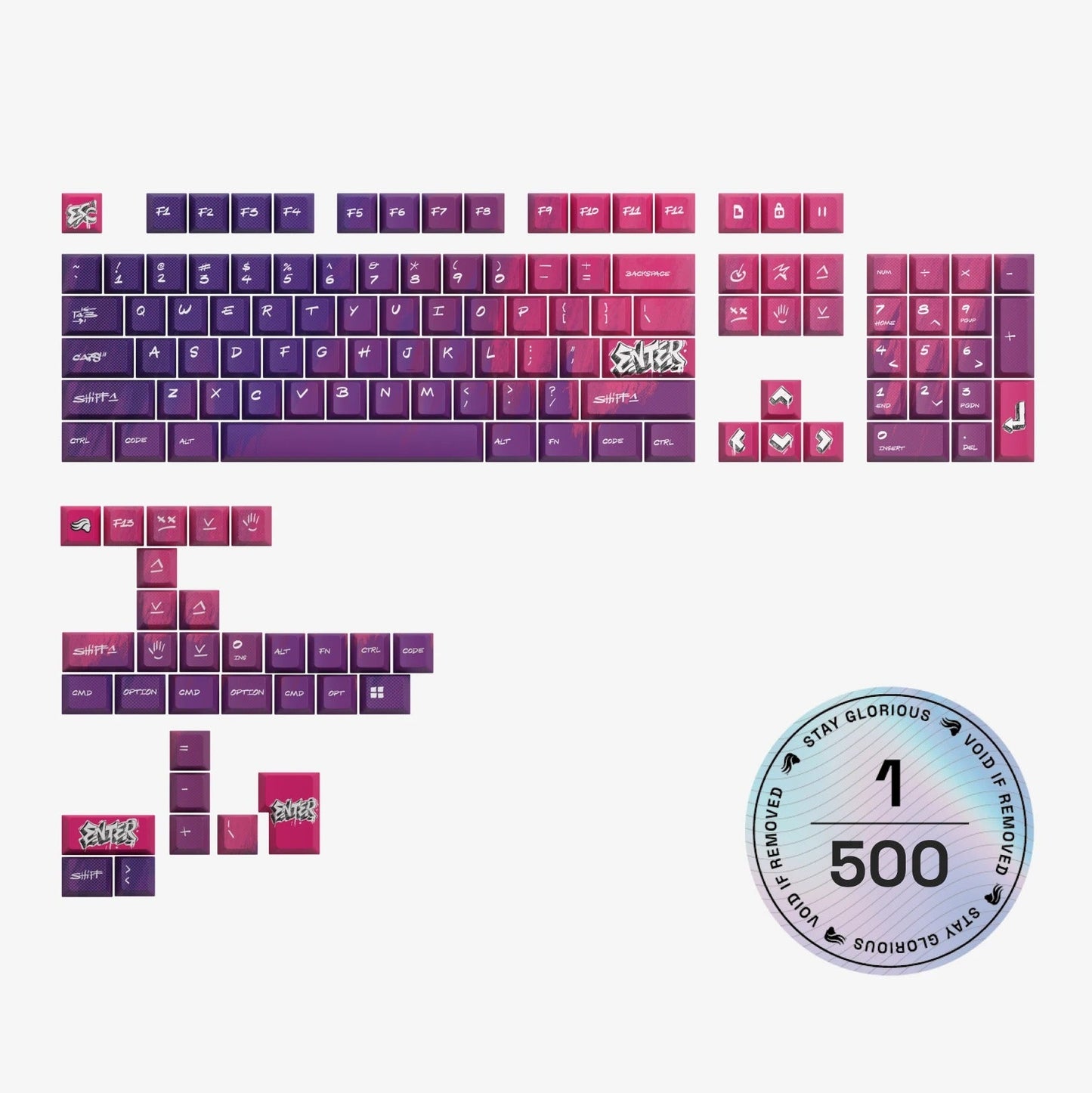 GPBT Power Panel Keycaps