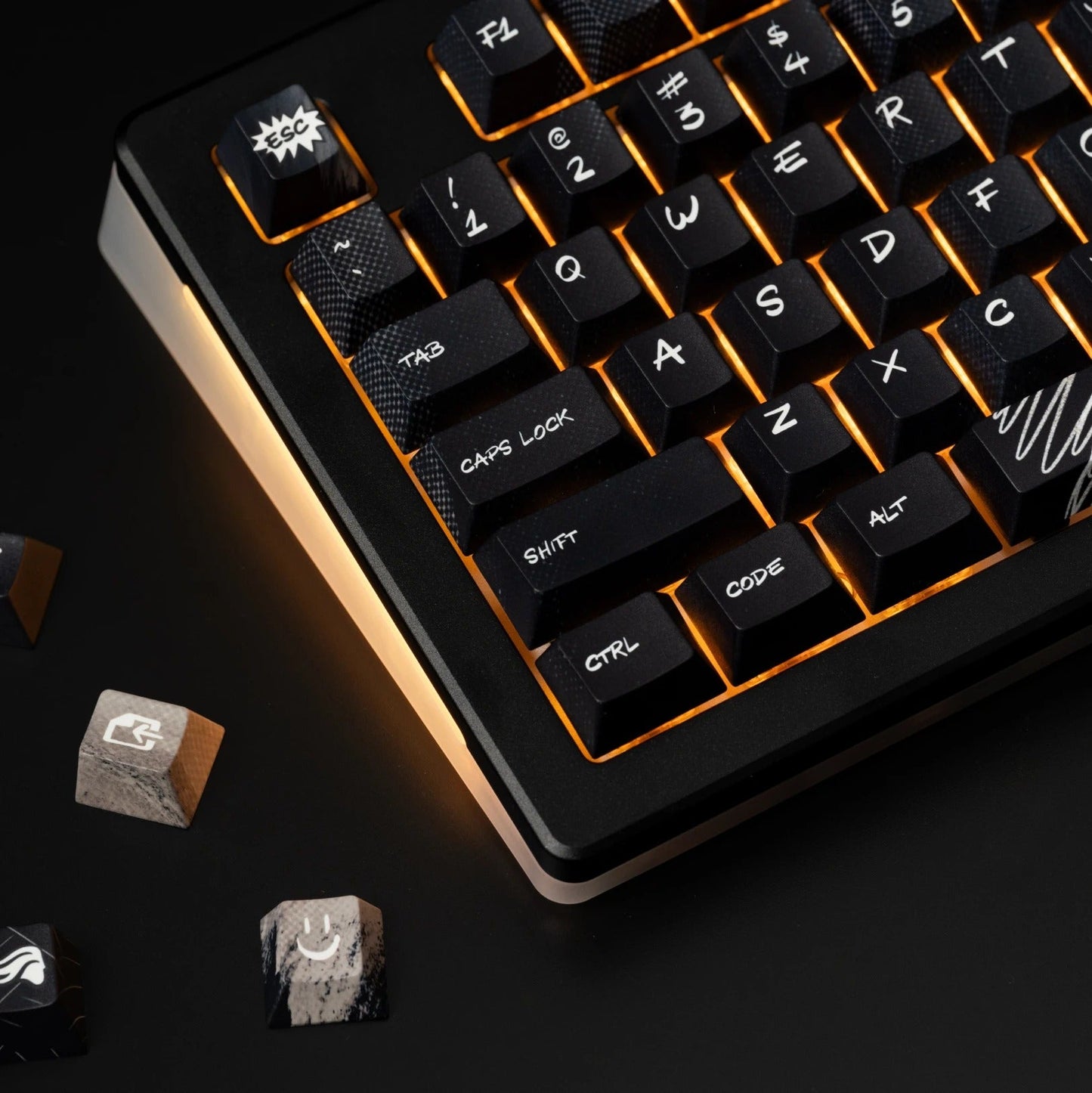 GPBT Ink Noir Keycaps