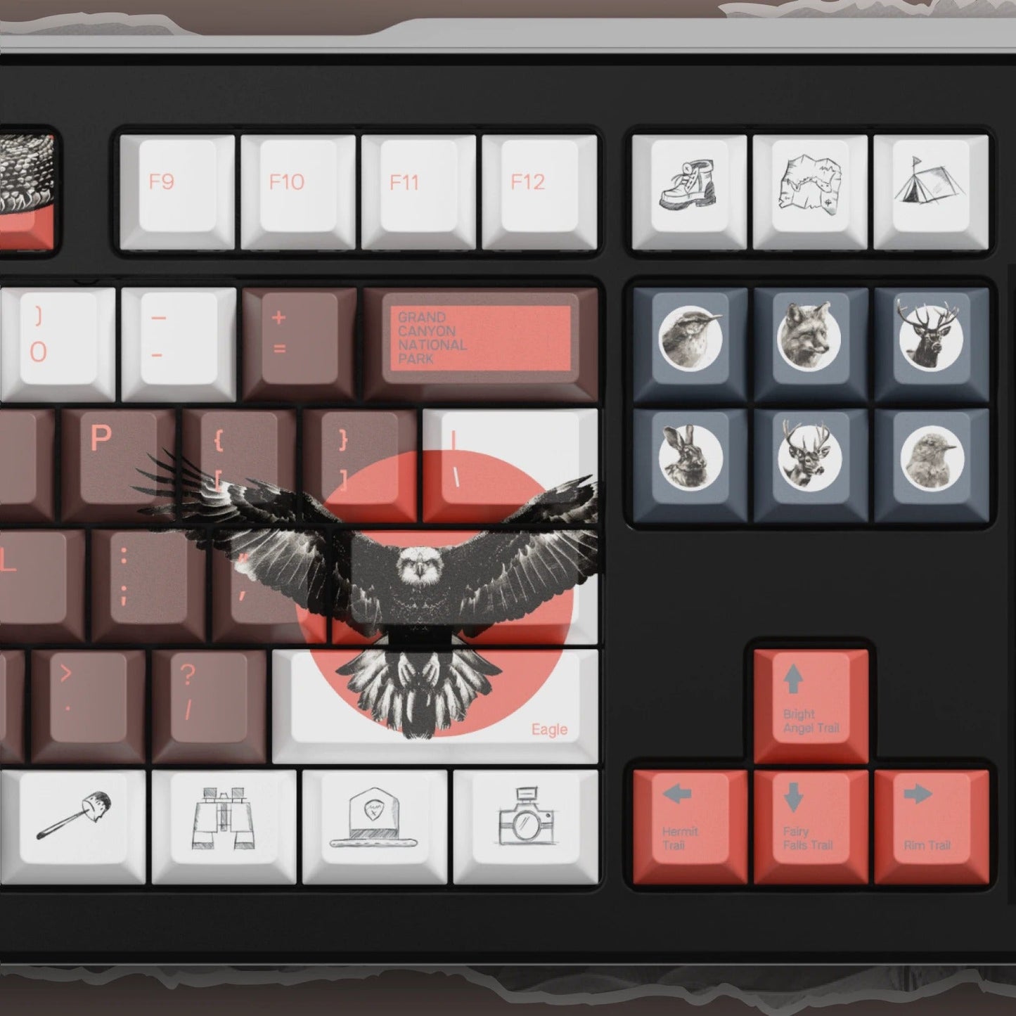 NPCA + Glorious GPBT National Parks Collection Keycaps